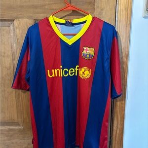 Messi Barcelona Jersey 10 Vintage